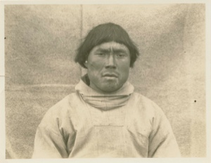 Image of Tan-ching-wa [Tautsianguak Kaerngar], one of the MacMillan Division on the trip to the Pole. 